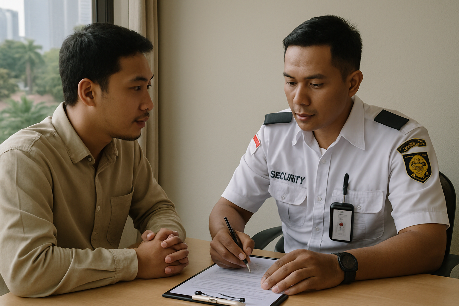 indonesia security service — booking enquiry